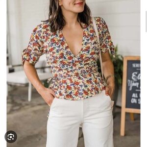 Faithful the brand floral Wrap Top